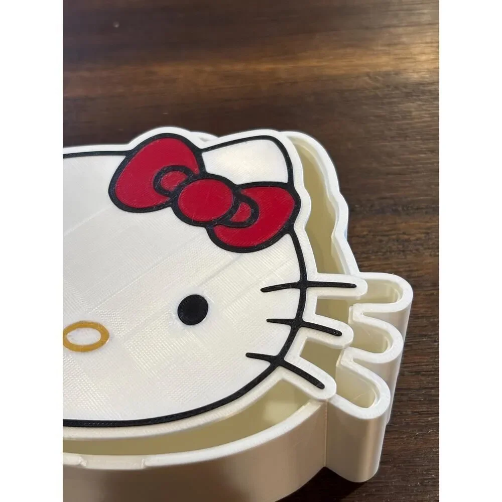 Hello Kitty Keepsake Box Lid Kawaii Box Trinket Jewelry Organizer Sanrio Décor